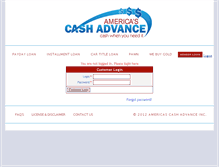 Tablet Screenshot of americascash-app.com